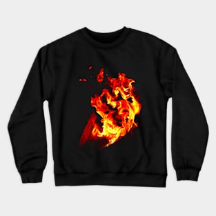 Skull Fire Crewneck Sweatshirt